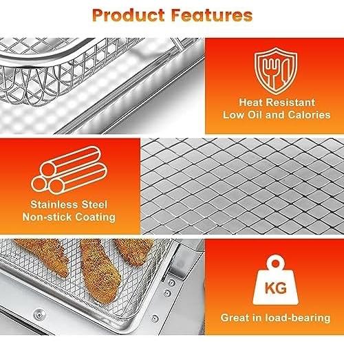 Bandeja y Canasta para Freidora de Aire Cuisinart 28 cm