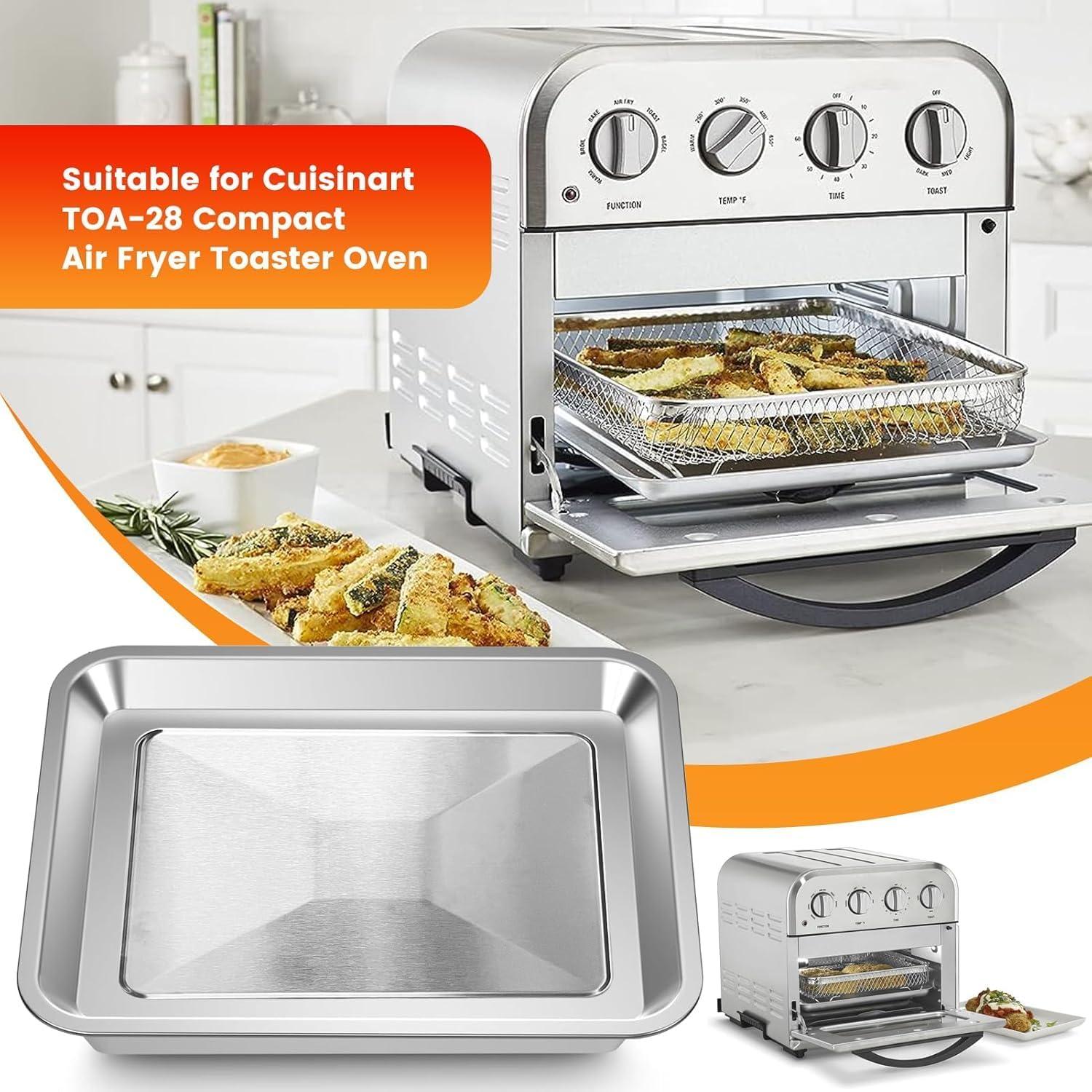 Bandeja de Acero Inoxidable para Freidora de Aire Cuisinart 28.7x24.6cm