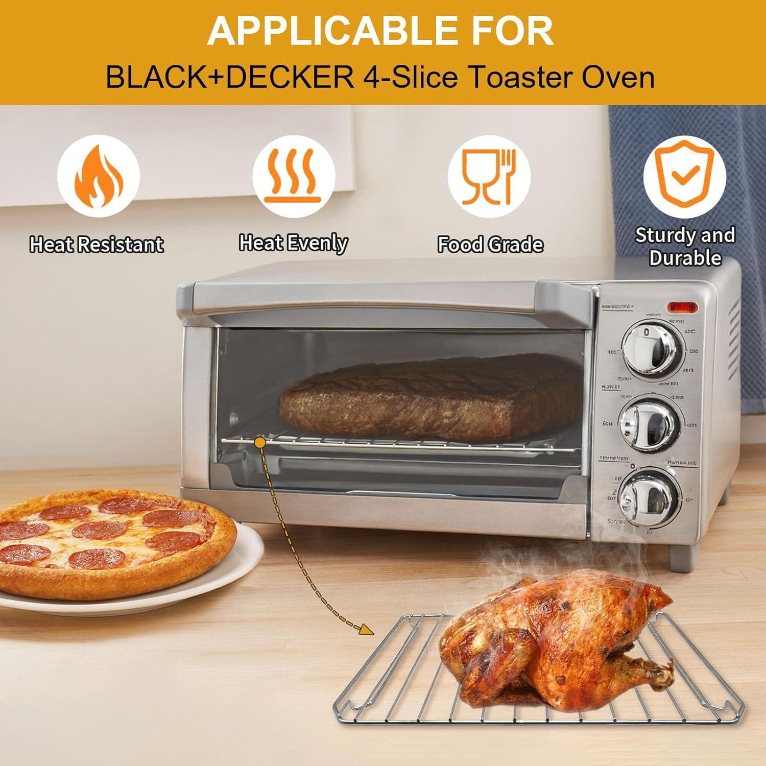 Rejilla de Horno Tostador BLACK+DECKER 16.5x11.5 cm Acero Inoxidable