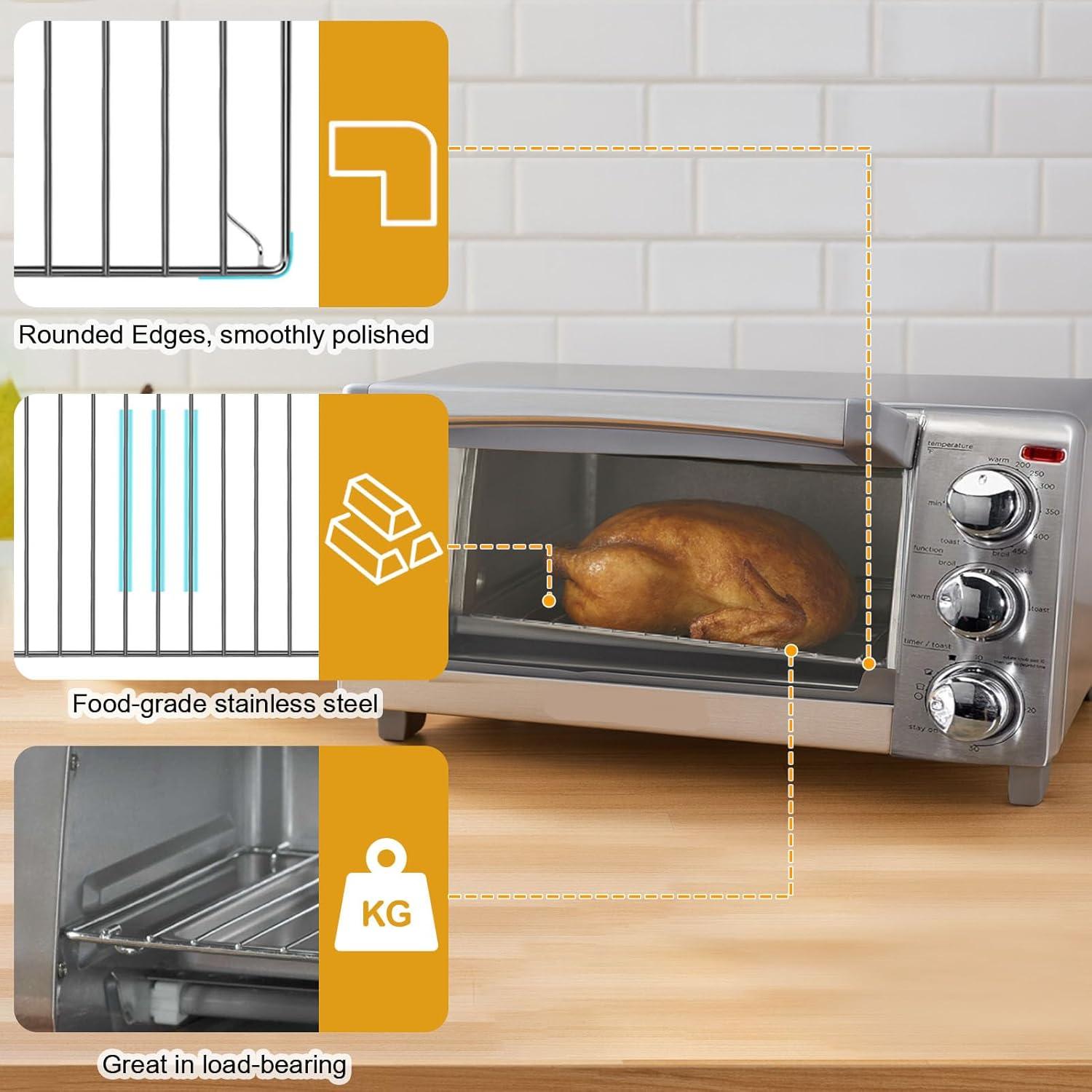 Rejilla de Horno Tostador BLACK+DECKER 16.5x11.5 cm Acero Inoxidable