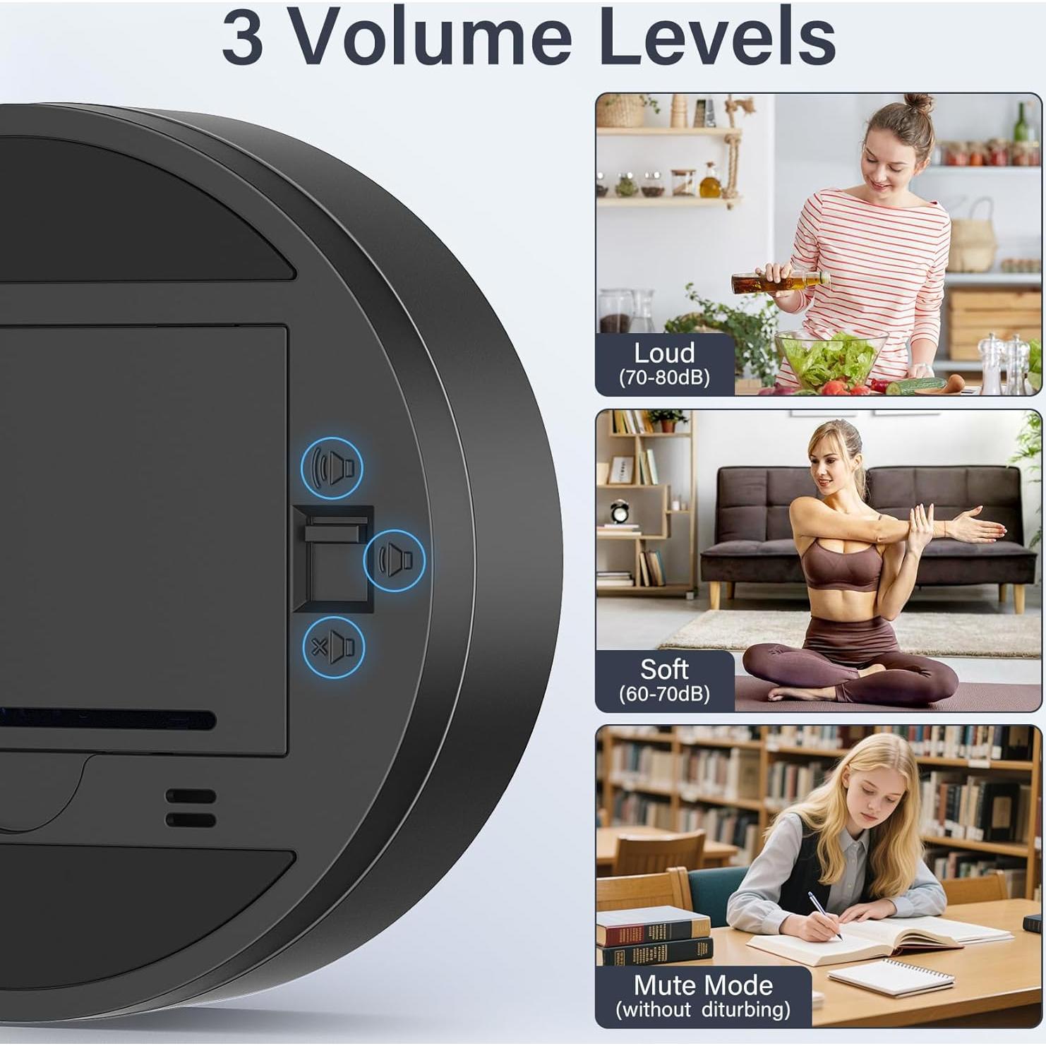 Temporizador Digital Doble HAUKINIX con Pantalla Grande