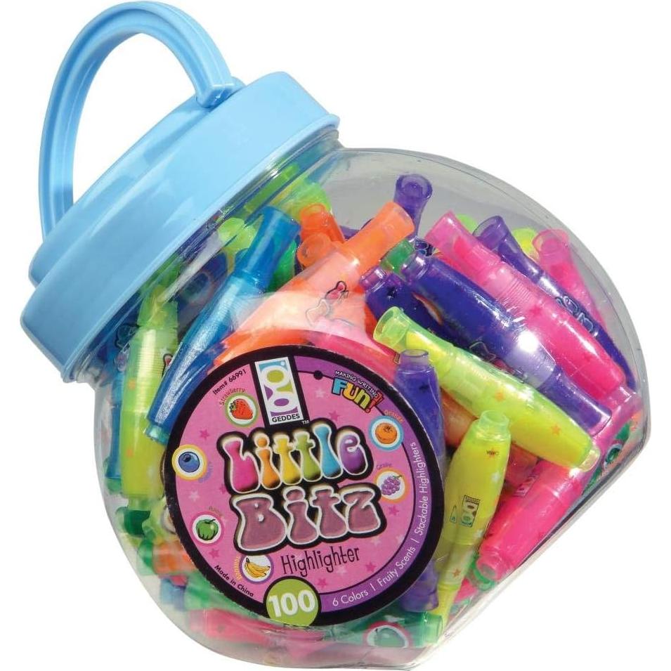 Marcadores Fluorescentes Aromatizados Raymond Geddes 100 Pzas