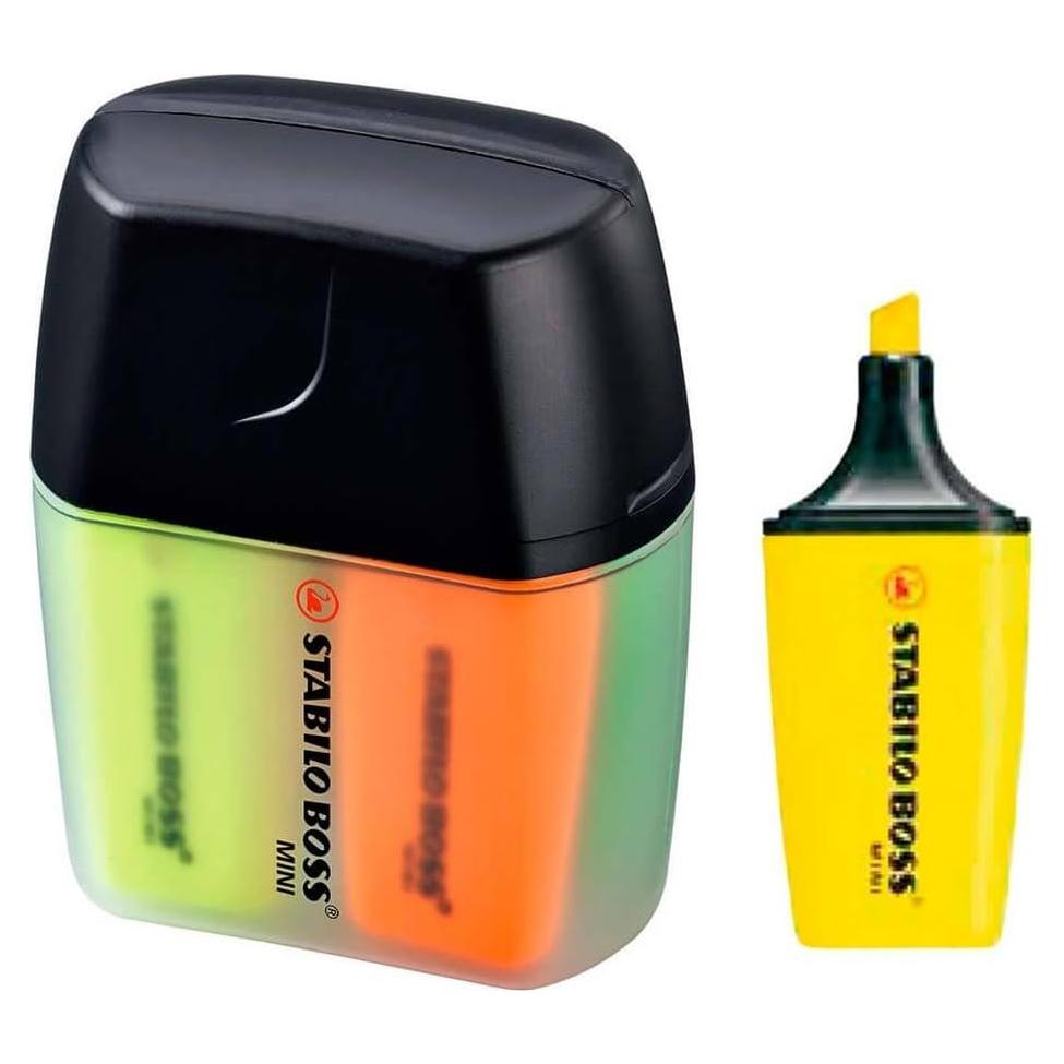 Marcador Fluorescente STABILO BOSS Mini Set 4 Colores