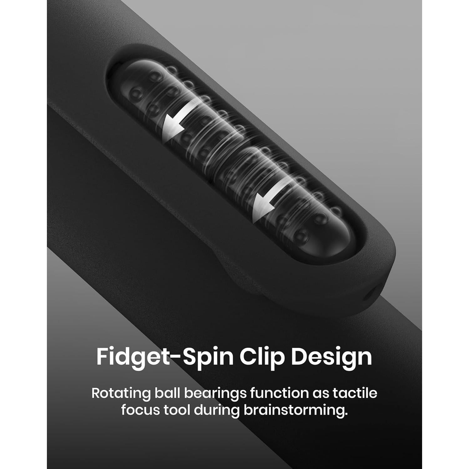 Bolígrafos de Gel Hiacry 0.7mm Tinta Negra 8 Pcs Escritura Suave