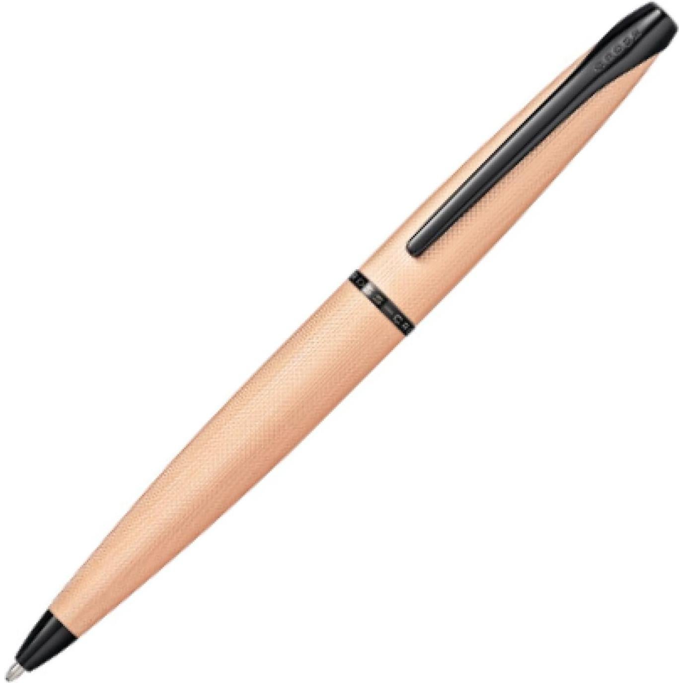 Bolígrafo Recargable Cross ATX Oro Rosa Arenado Punta Fina