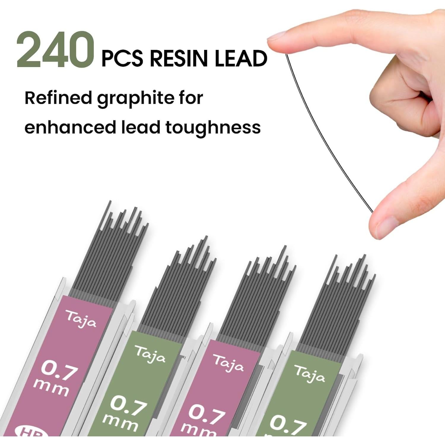 Juego de Lápices Mecánicos Taja Vintage 0.7mm con Estuche