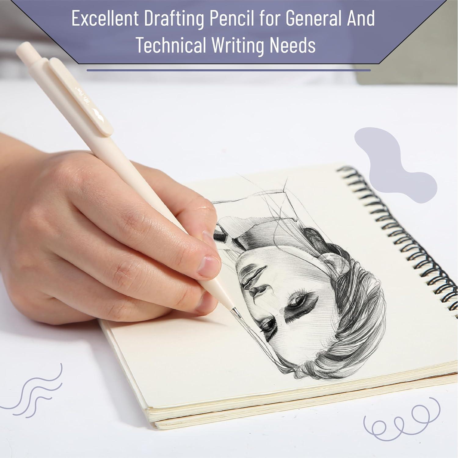 Juego de lápices mecánicos pastel Mr. Pen 6 unidades 0.5-0.9mm