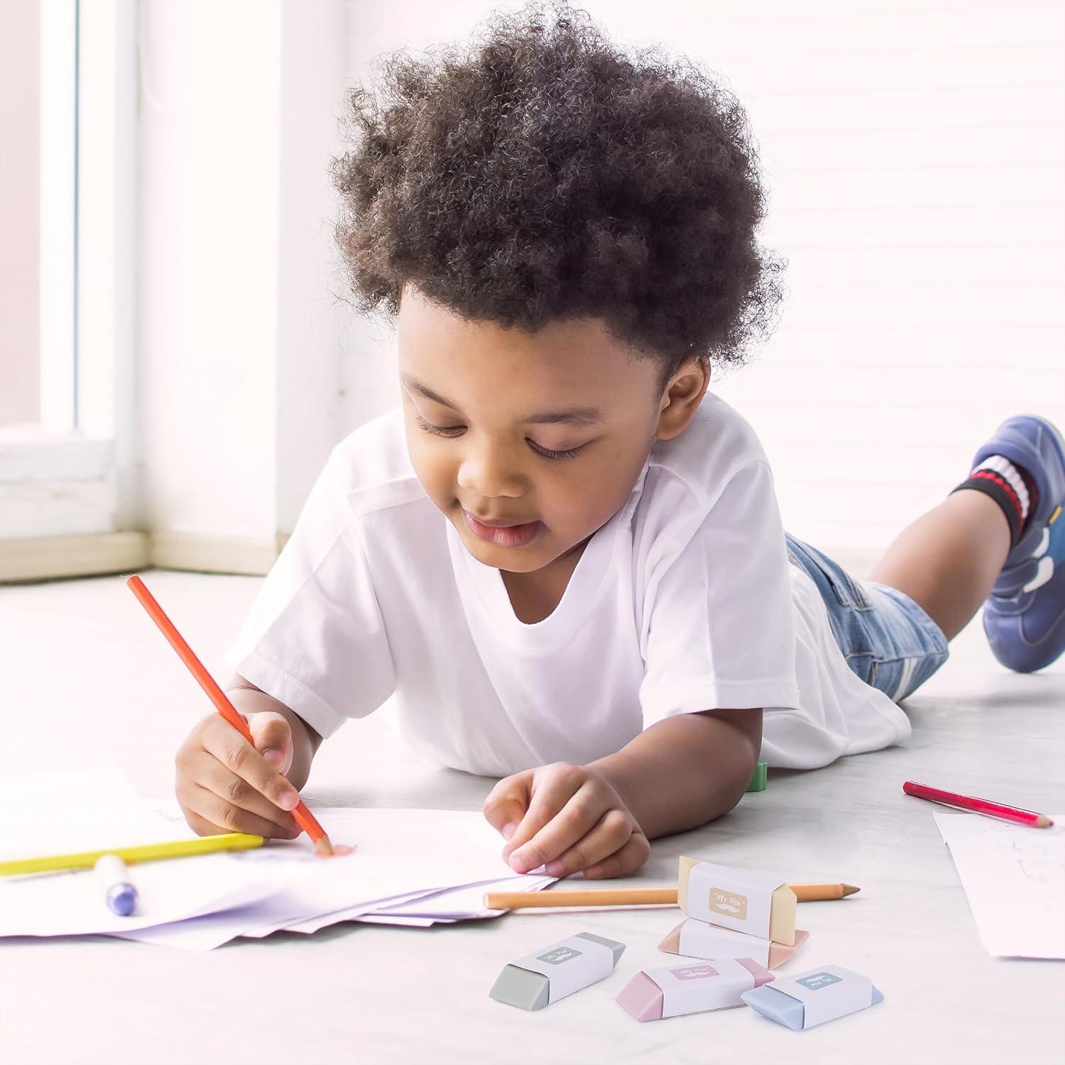 Gomas de Borrar Mr. Pen, 10 Piezas, Colores Morandi