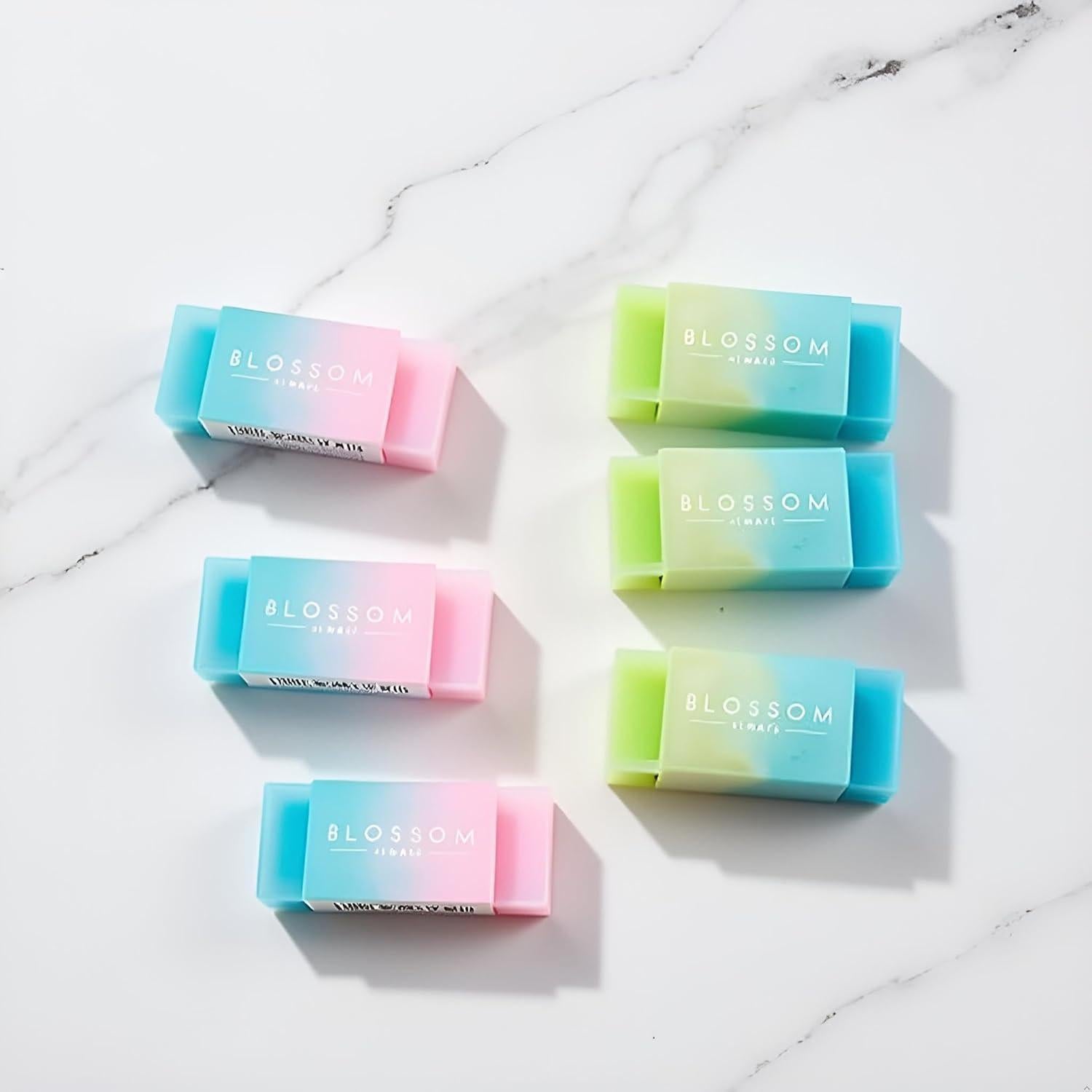 Juego de 8 Gomas de Borrar Cubo WaigN Multicolor