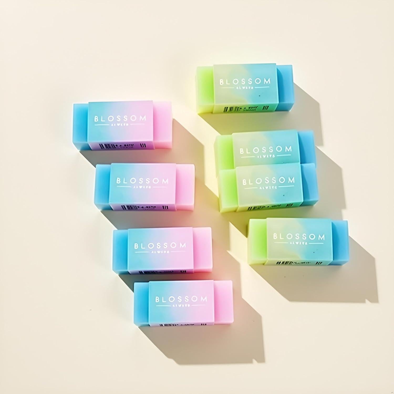 Juego de 8 Gomas de Borrar Cubo WaigN Multicolor