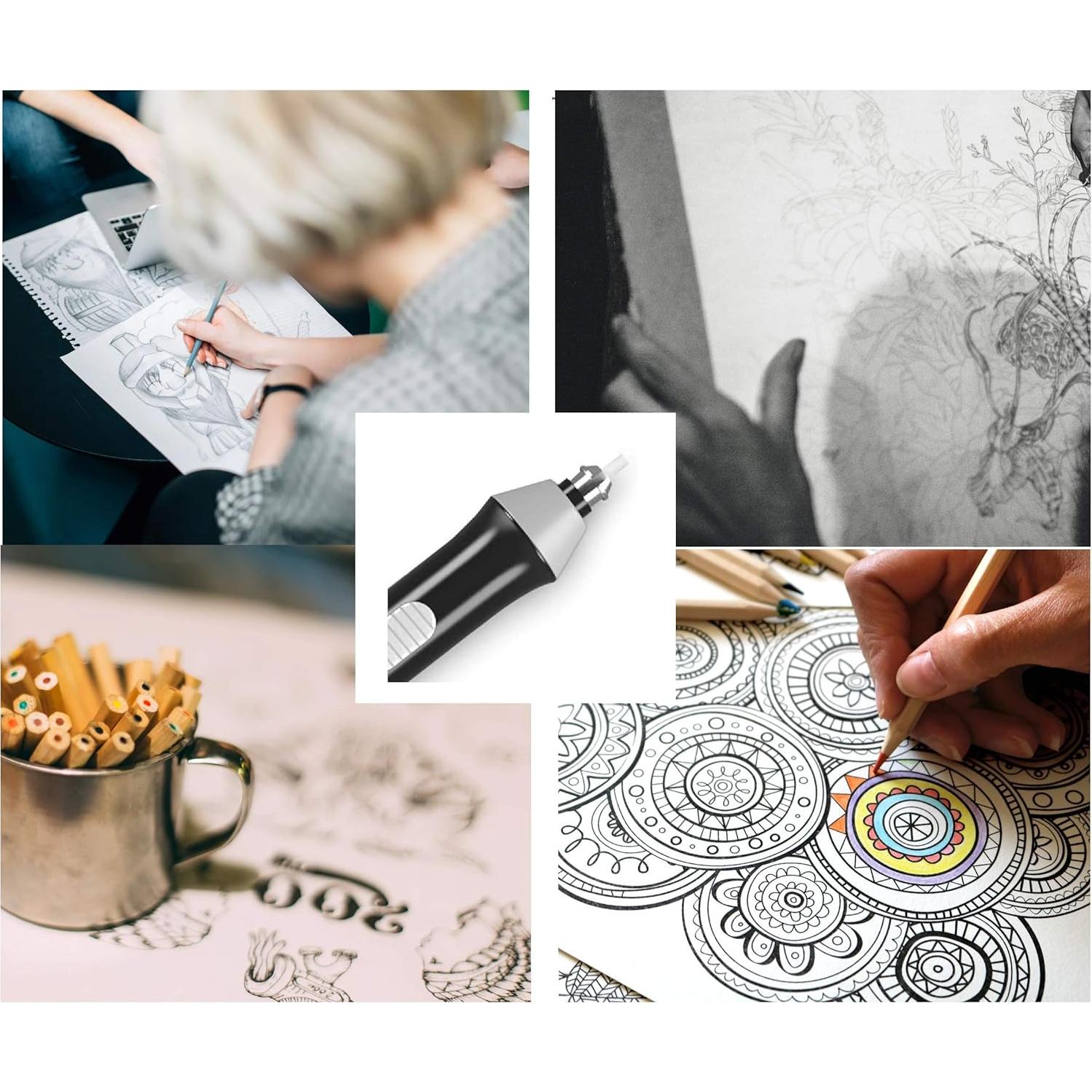 Borrador Eléctrico Artme con 22 Recambios - 16.5cm