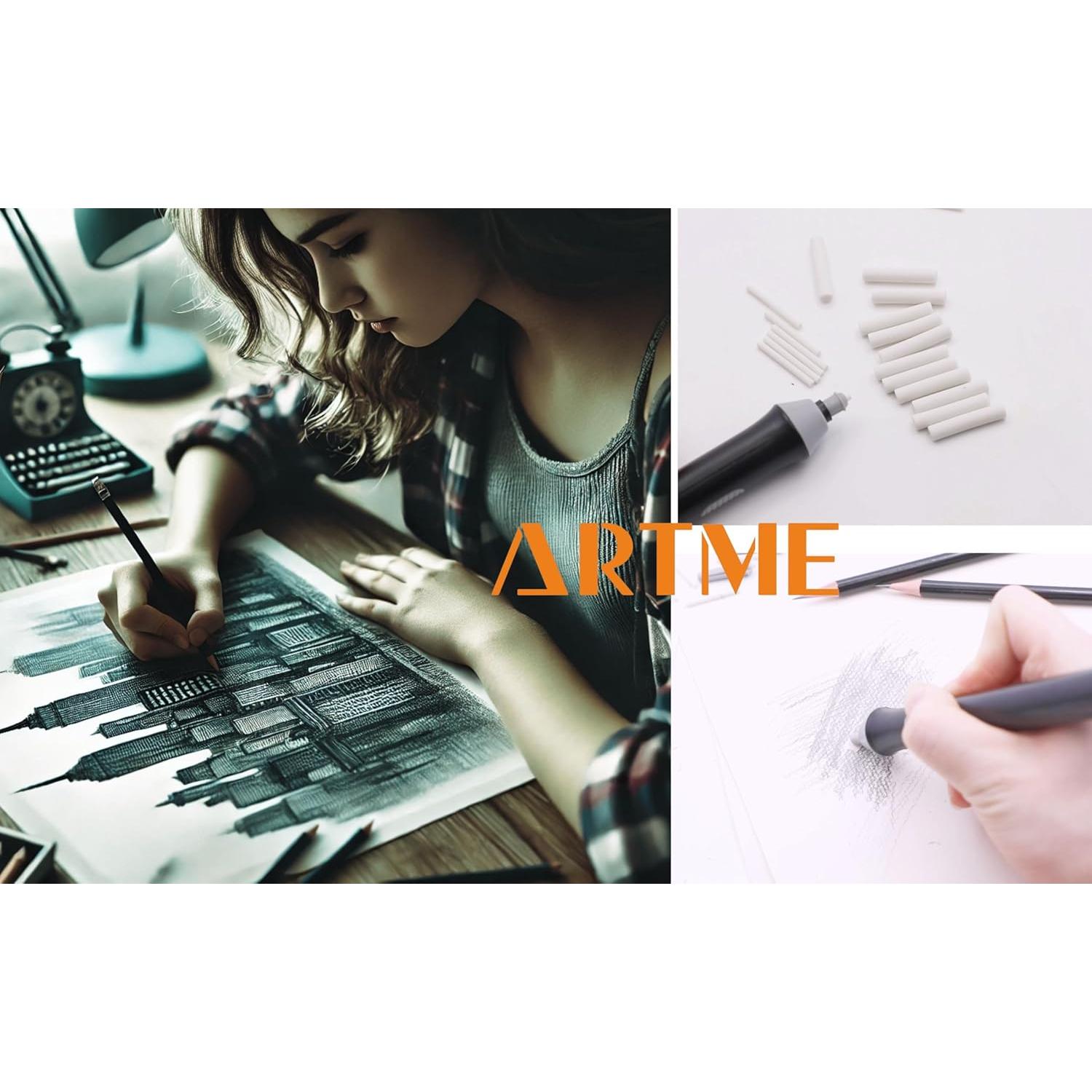 Borrador Eléctrico Artme con 22 Recambios - 16.5cm