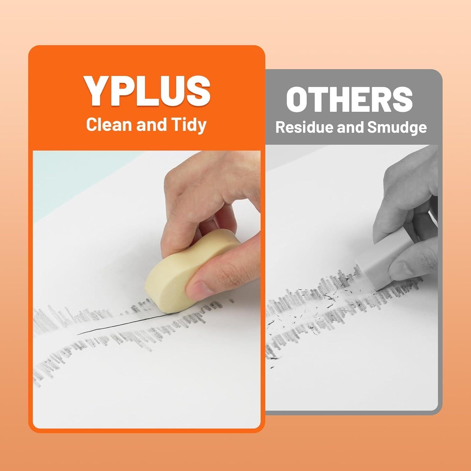 Borradores de Goma Yplus en Forma de Maní - 6 Pcs Sin Residuos