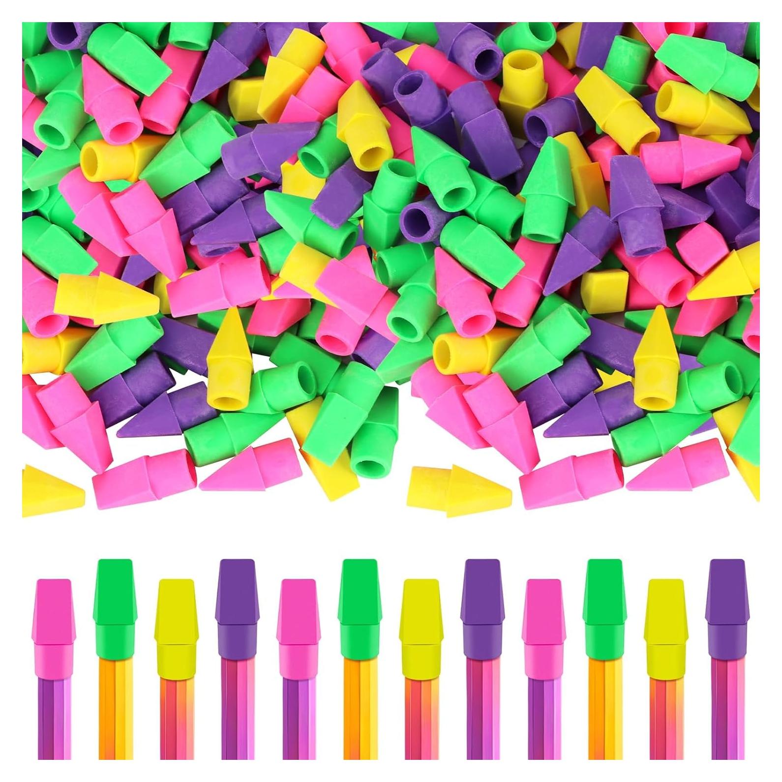 Borradores de Goma Multicolor PRALB 200 Piezas para Lápiz