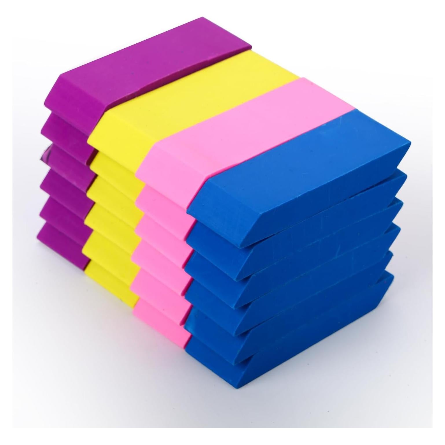 Borradores de Goma AmoreAngel 24 Pcs Coloridos 5.58 cm