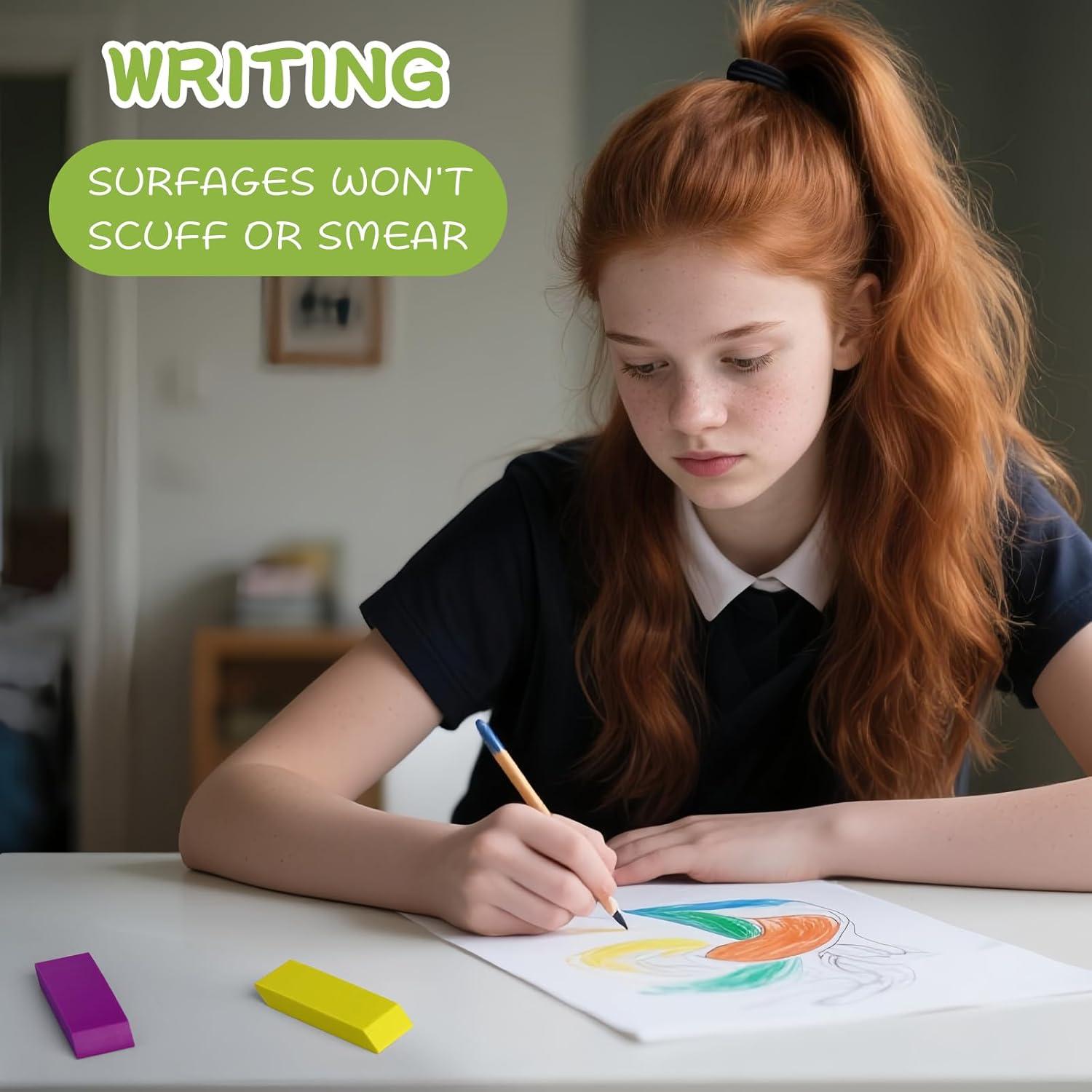 Borradores de Goma AmoreAngel 24 Pcs Coloridos 5.58 cm