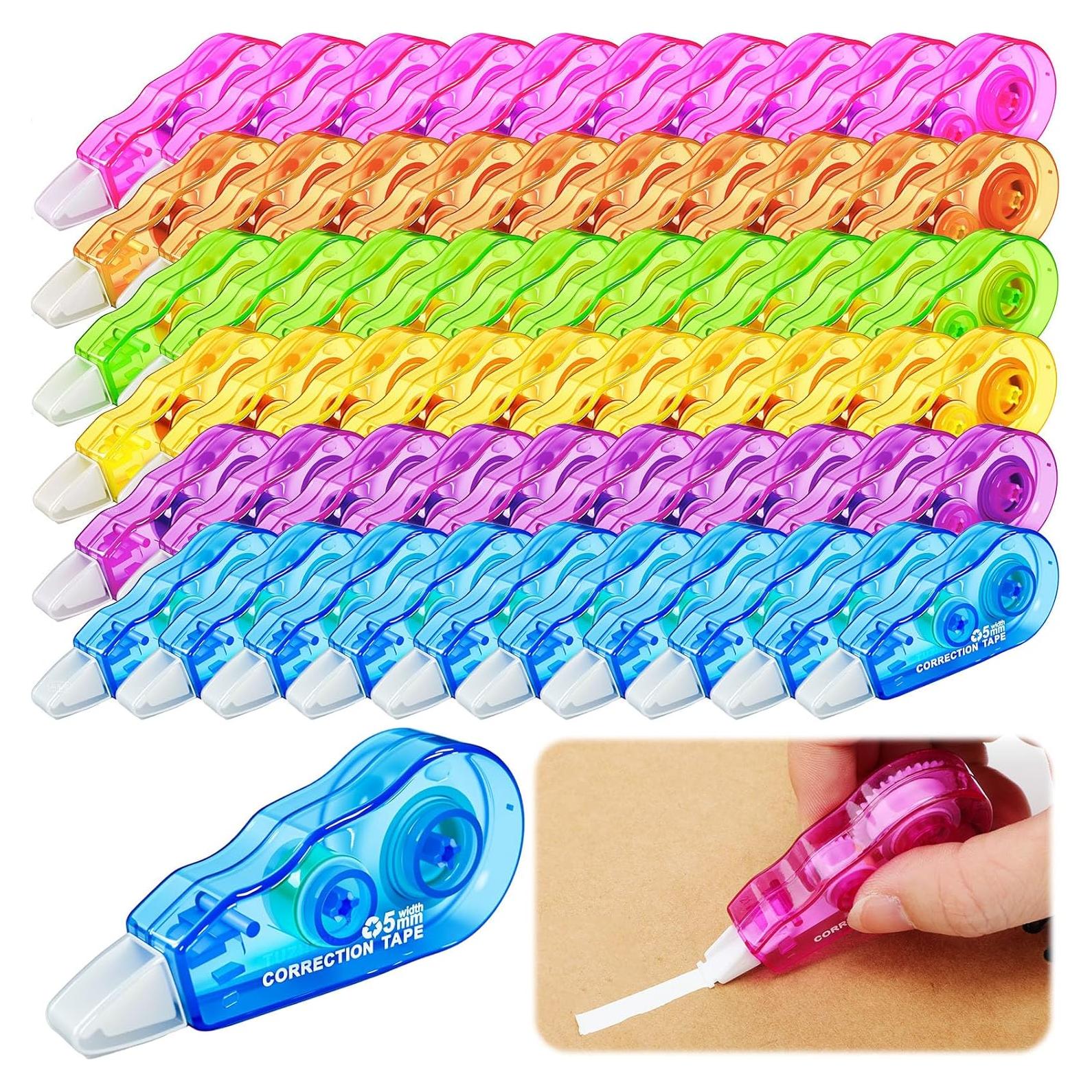 Cinta Correctora Mini Chivao 60 Unidades 4 m Colorido Oficina