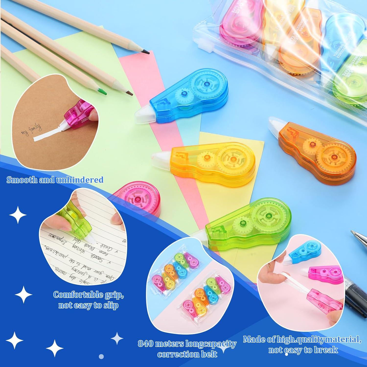 Cinta Correctora Mini Chivao 60 Unidades 4 m Colorido Oficina