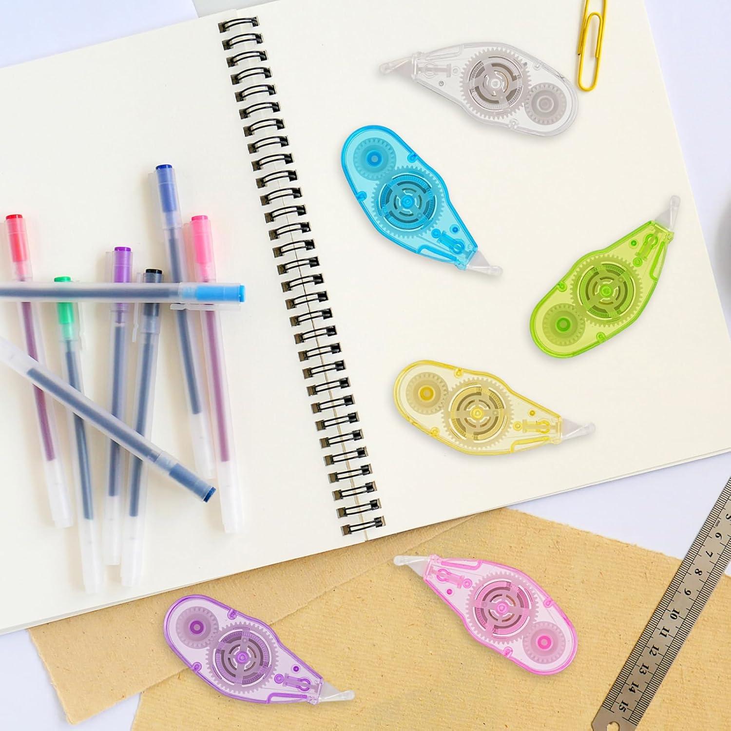 Cinta Correctora Mini XIGGA Blanca 6 Paquetes 6m Secado Rápido