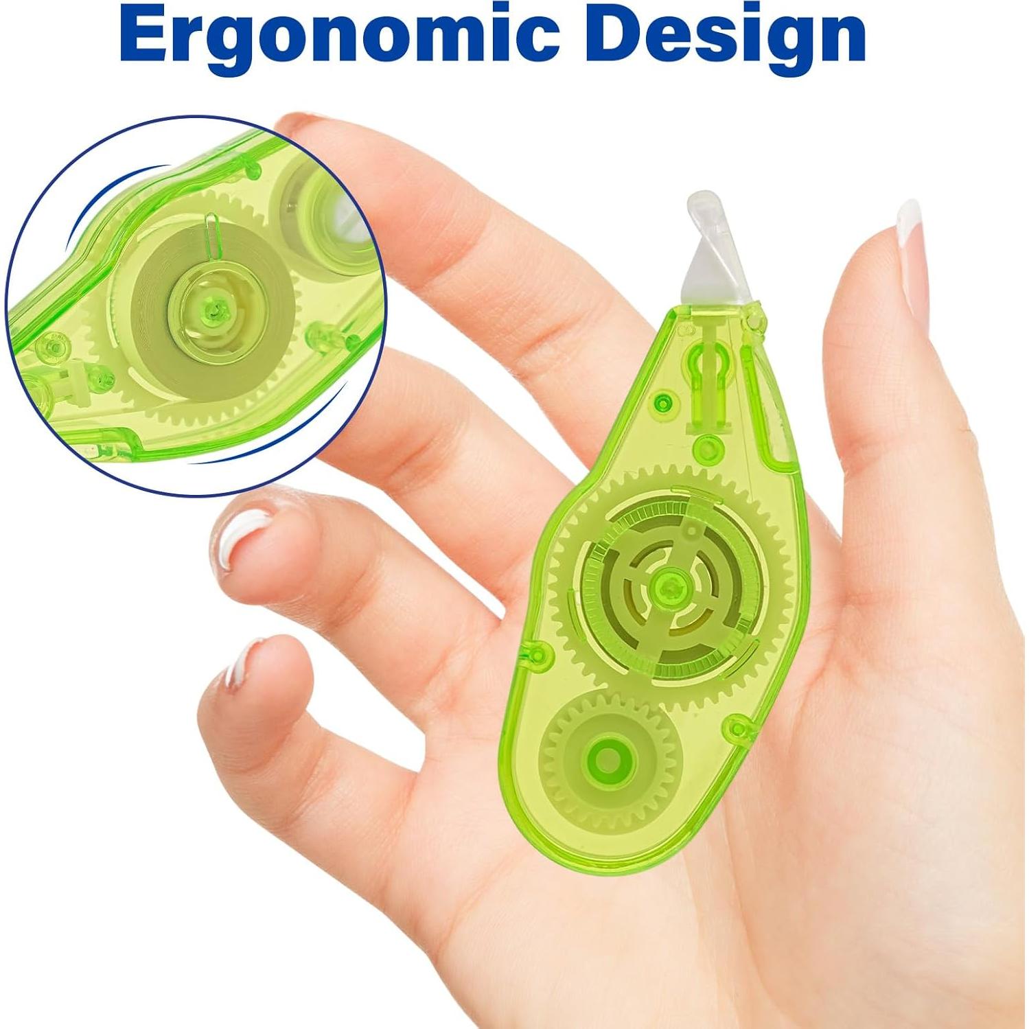 Cinta Correctora Mini XIGGA Blanca 6 Paquetes 6m Secado Rápido