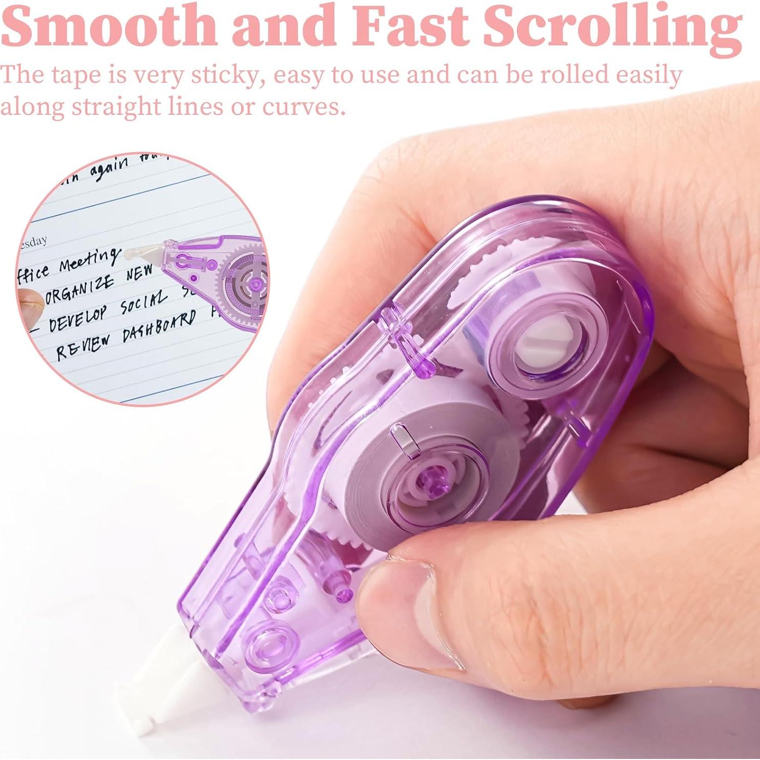 Cinta Correctora CUXFLS 6 Piezas 19.7m Blanca Secado Rápido