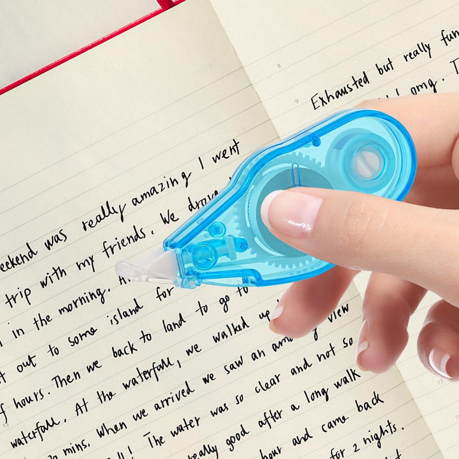 Cinta Correctora CUXFLS 6 Piezas 19.7m Blanca Secado Rápido