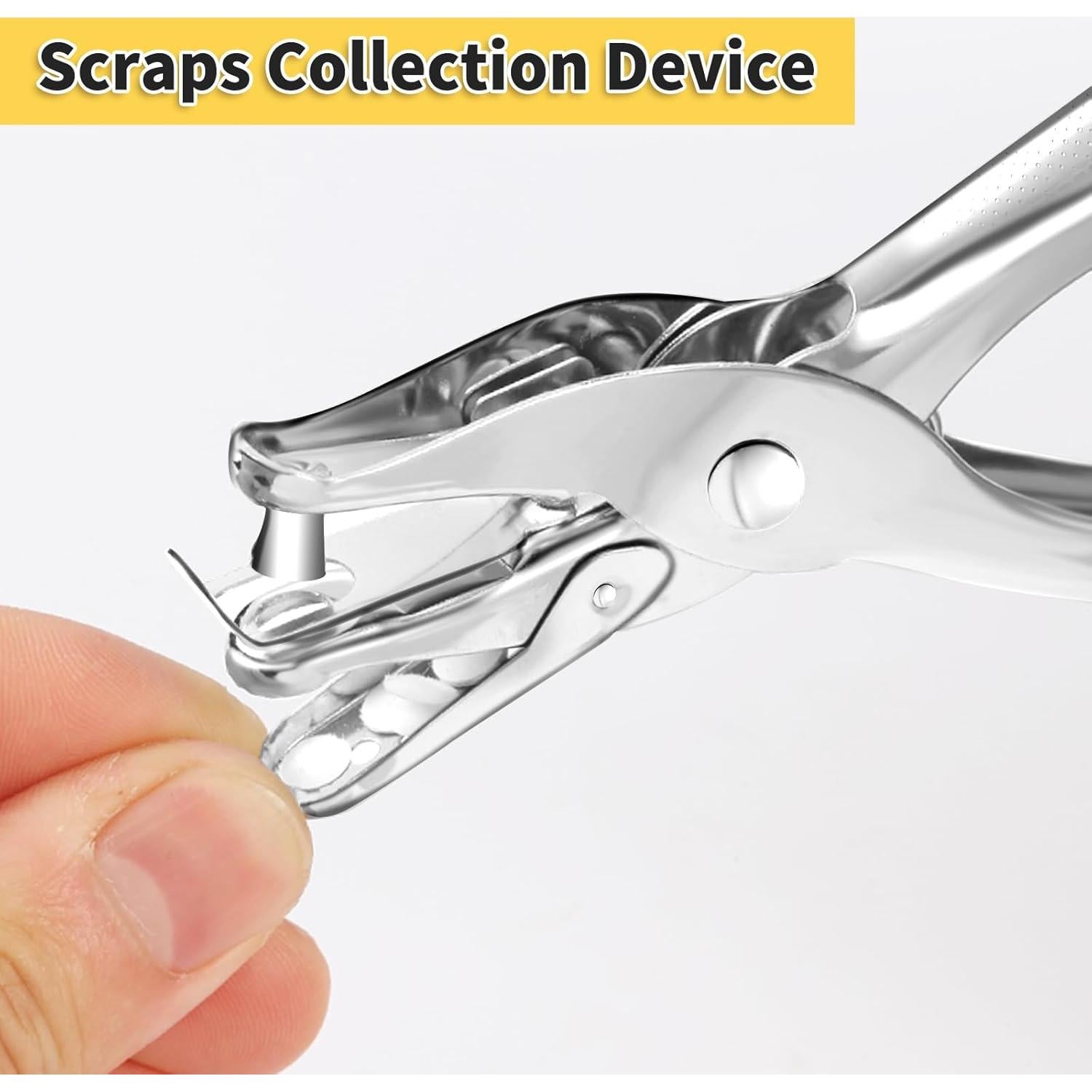 Perforadora de Agujeros YUIOASE 1/4" para 8 Hojas - 2 Pcs