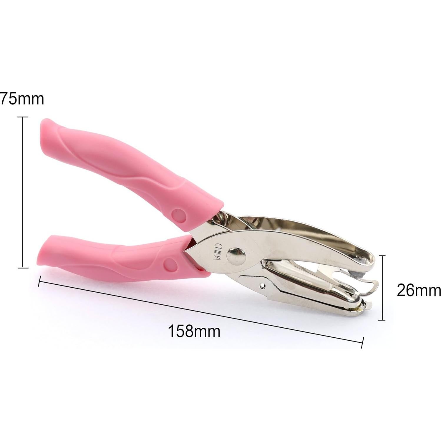 Perforadora de Papel IZTOSS Manual 1 Agujero Rosa 1.52 mm