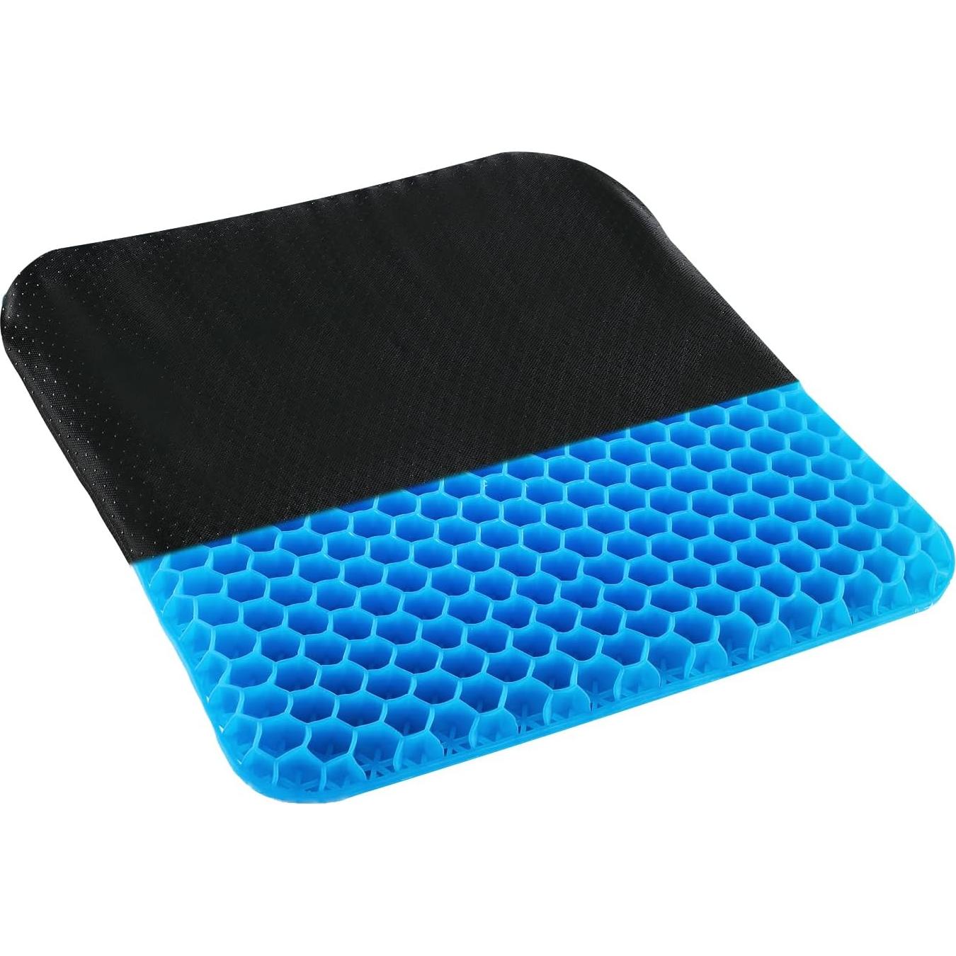 Cojín de Gel Yimiyaa para Asiento, Alivio del Dolor, Azul