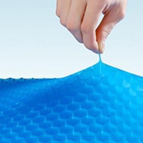 Cojín de Gel Yimiyaa para Asiento, Alivio del Dolor, Azul