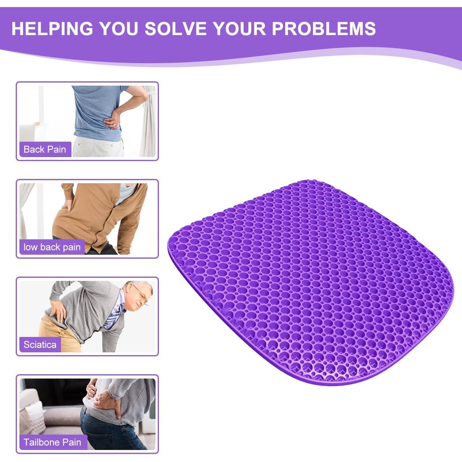 Cojín de Gel TONINT Grande 43x38 cm Antideslizante Suave