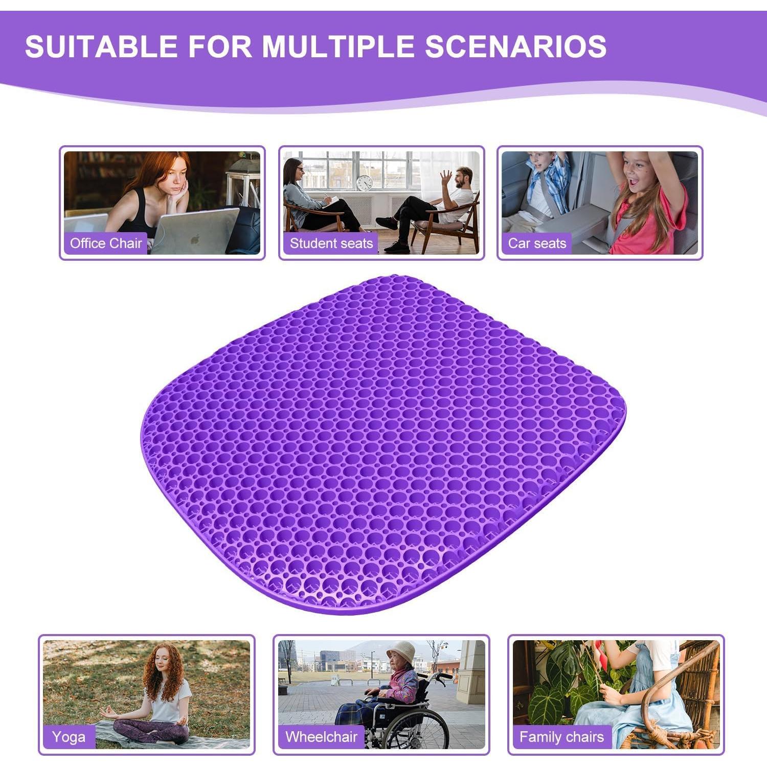 Cojín de Gel TONINT Grande 43x38 cm Antideslizante Suave