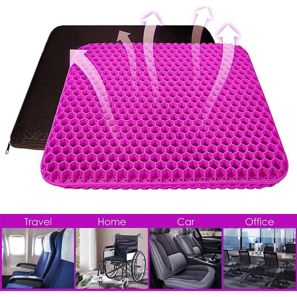 Cojín de Gel Extra Grueso Helishy para Alivio de Dolor Espalda