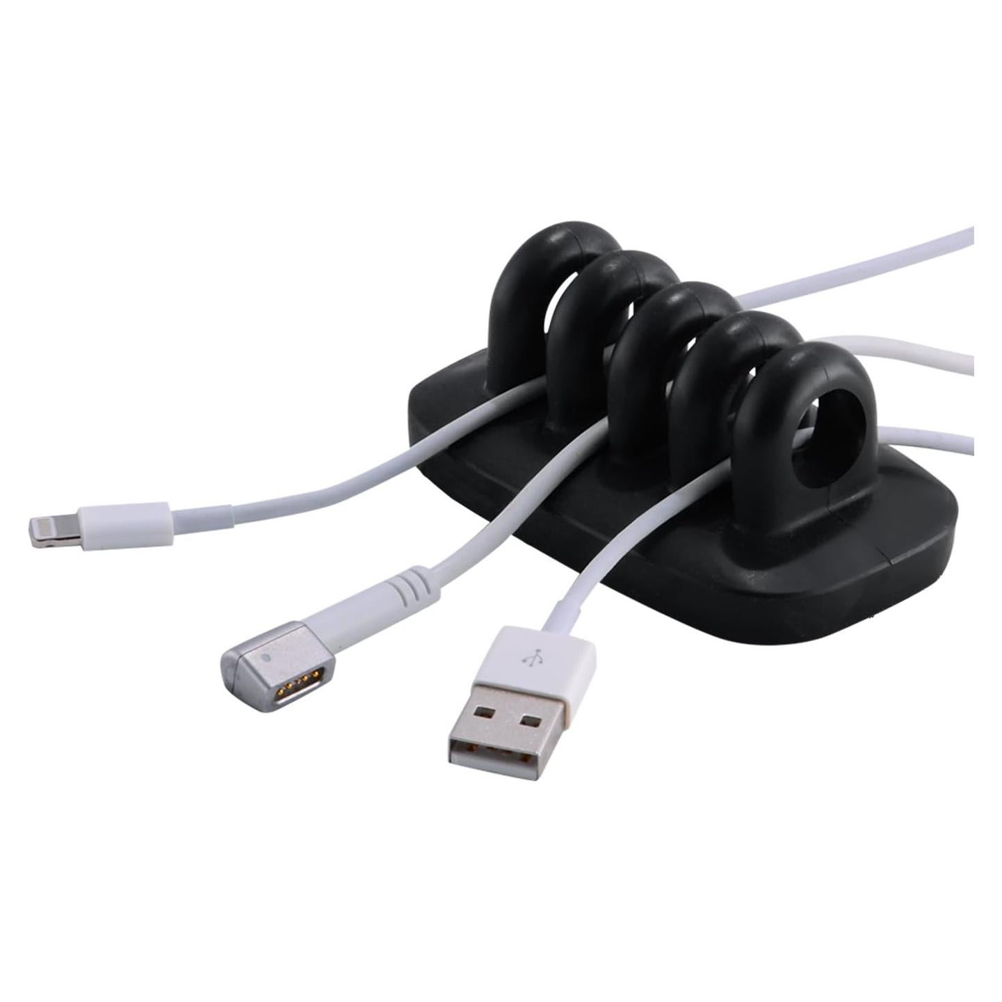 Soporte de Clip para Cable Negro JacobsParts MLT-CD-BLK