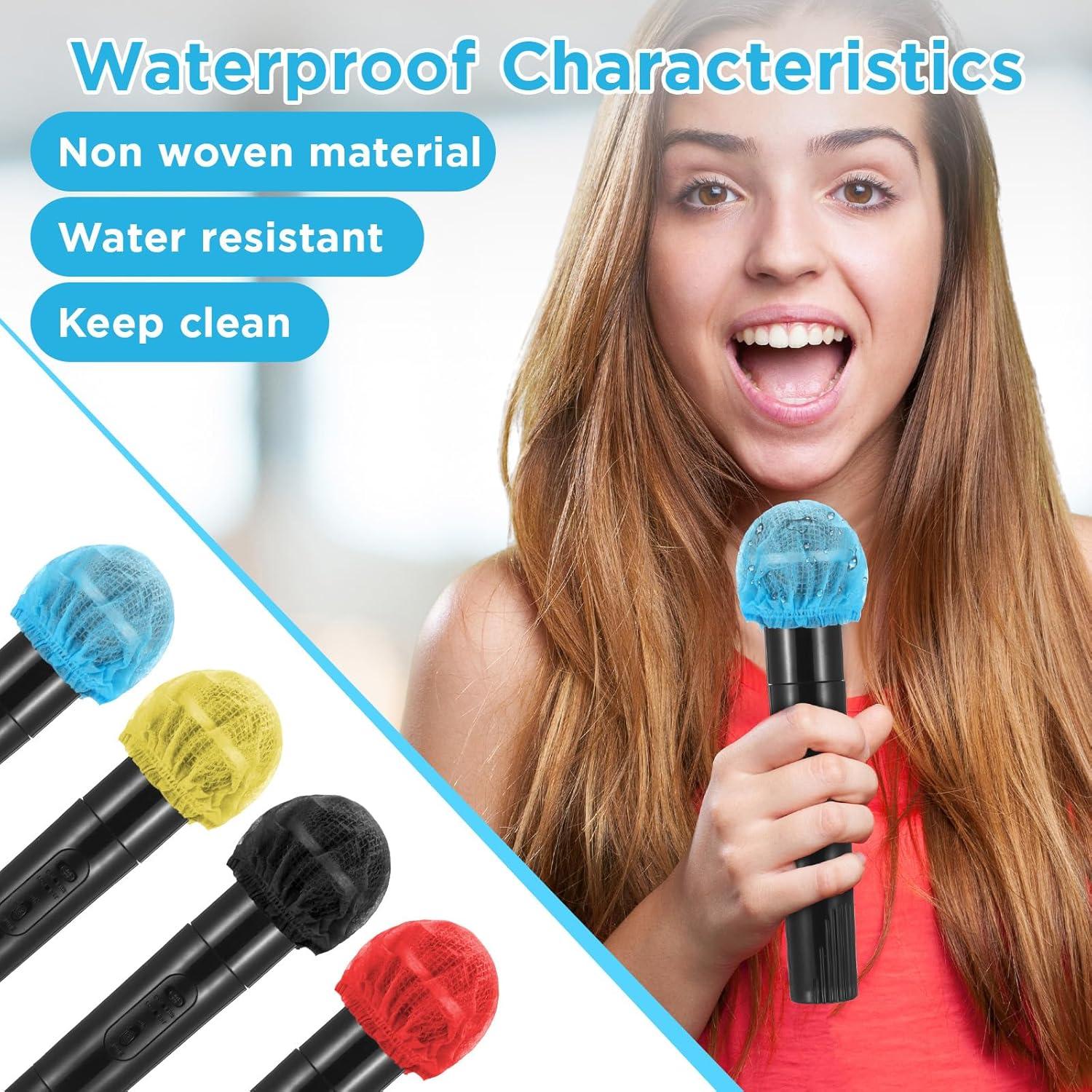 400 Fundas Desechables para Micrófono Tela No Tejida - Higiene