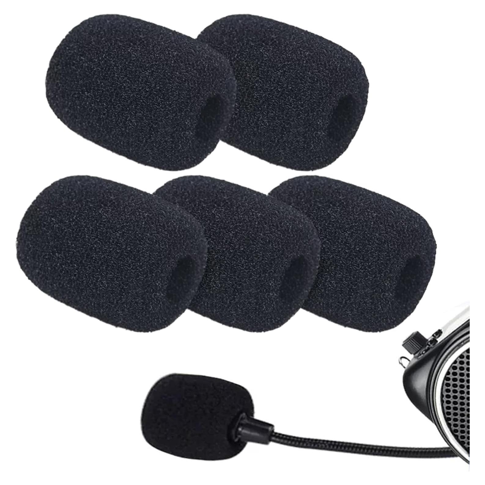 Cubiertas de Micrófono de Espuma para Auriculares - 5 Piezas