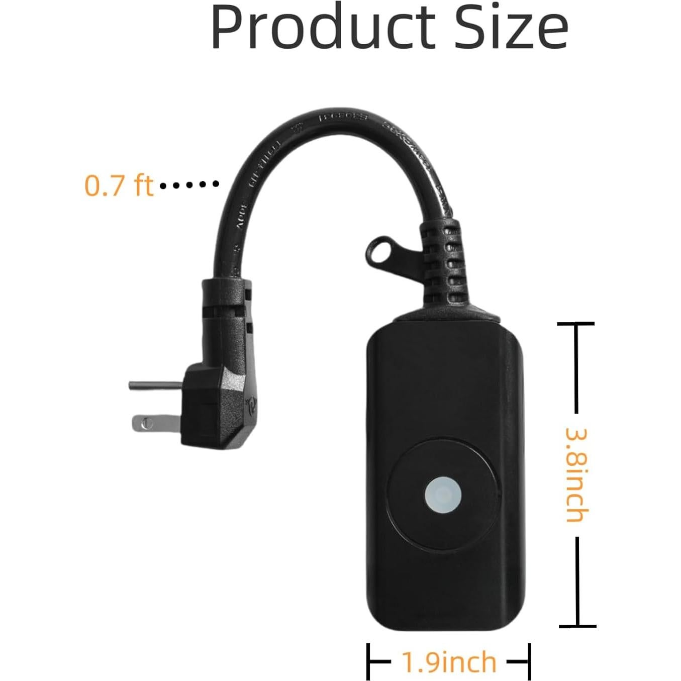 Enchufe Inteligente WiFi TAYMATIC IP44 15A Control Remoto