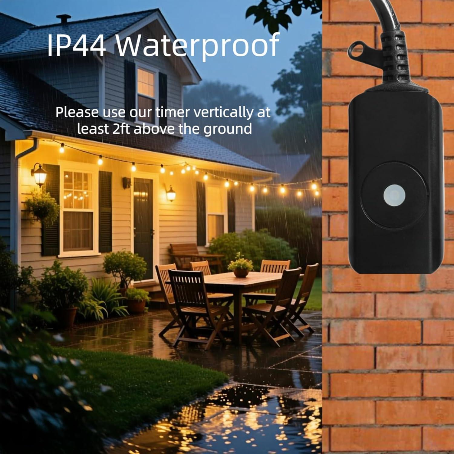 Enchufe Inteligente WiFi TAYMATIC IP44 15A Control Remoto