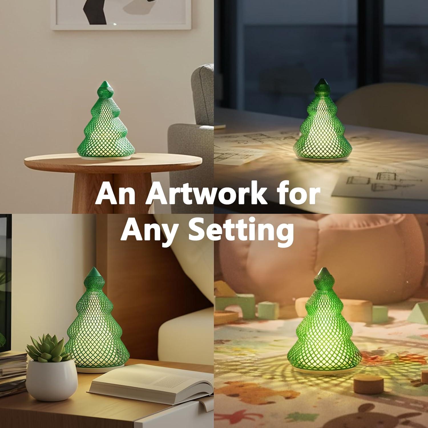 Luz Nocturna de Árbol de Navidad Veloz 3D LED 5V 3W Ecológica