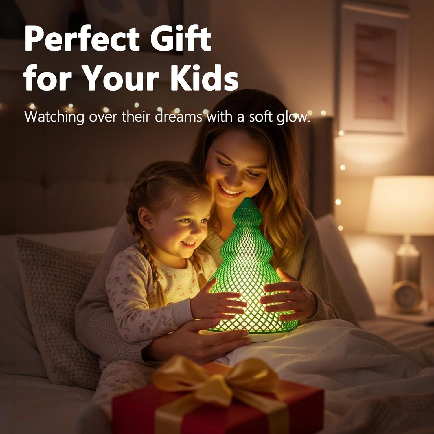 Luz Nocturna de Árbol de Navidad Veloz 3D LED 5V 3W Ecológica