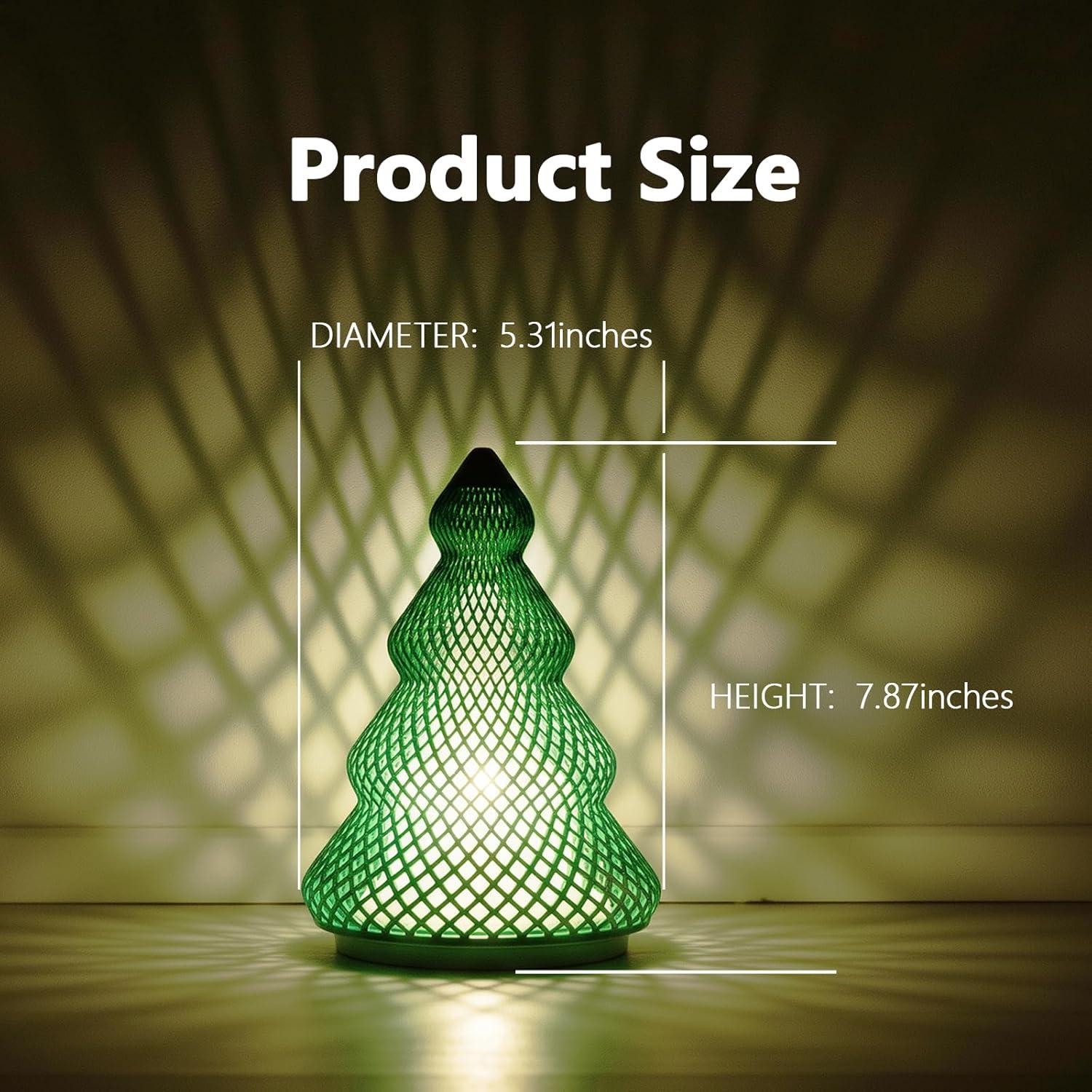 Luz Nocturna de Árbol de Navidad Veloz 3D LED 5V 3W Ecológica