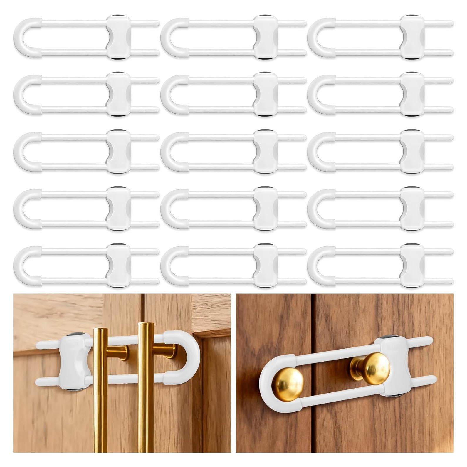 Cerraduras de Seguridad para Gabinetes Modacraft 15 Piezas