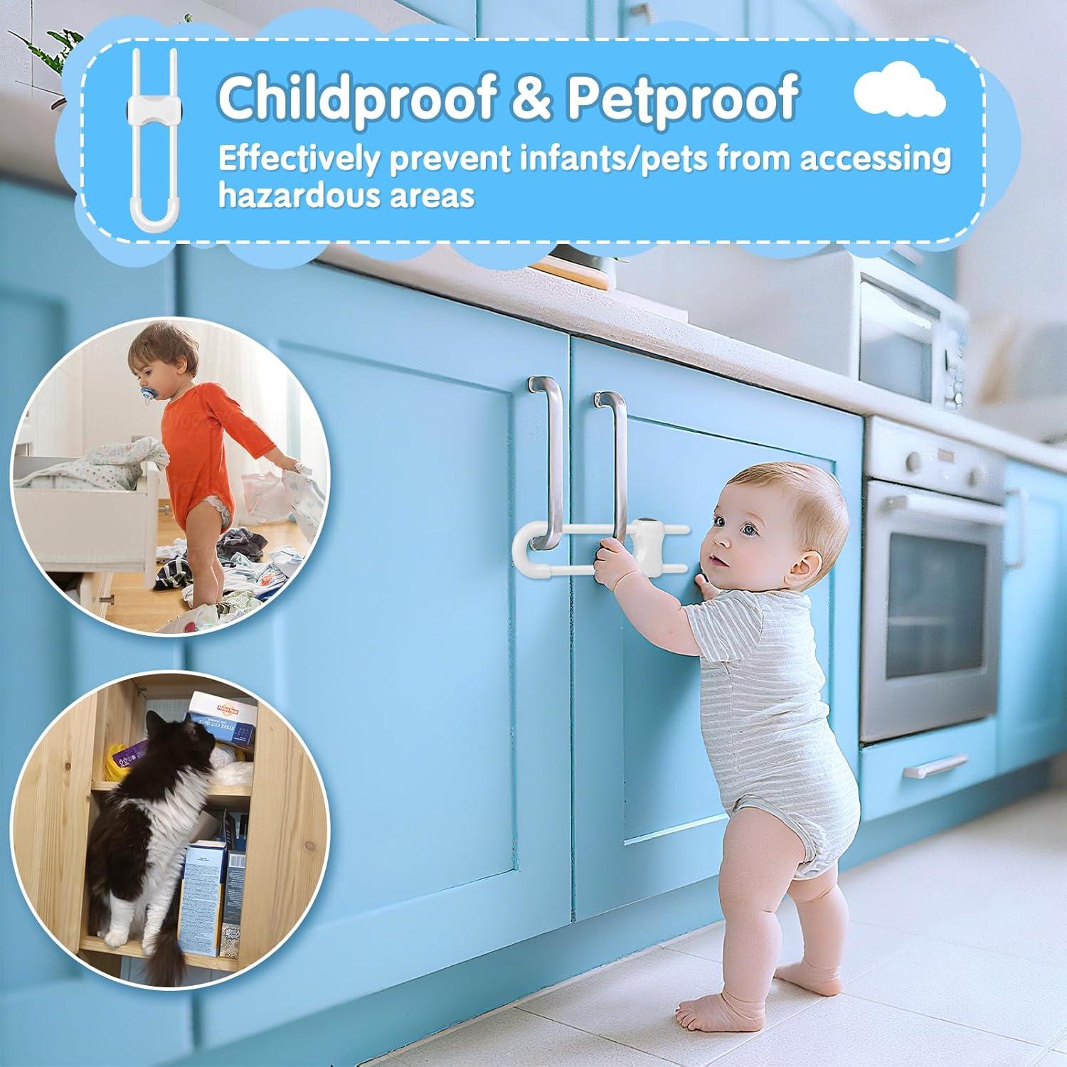 Cerraduras de Seguridad para Gabinetes Modacraft 15 Piezas