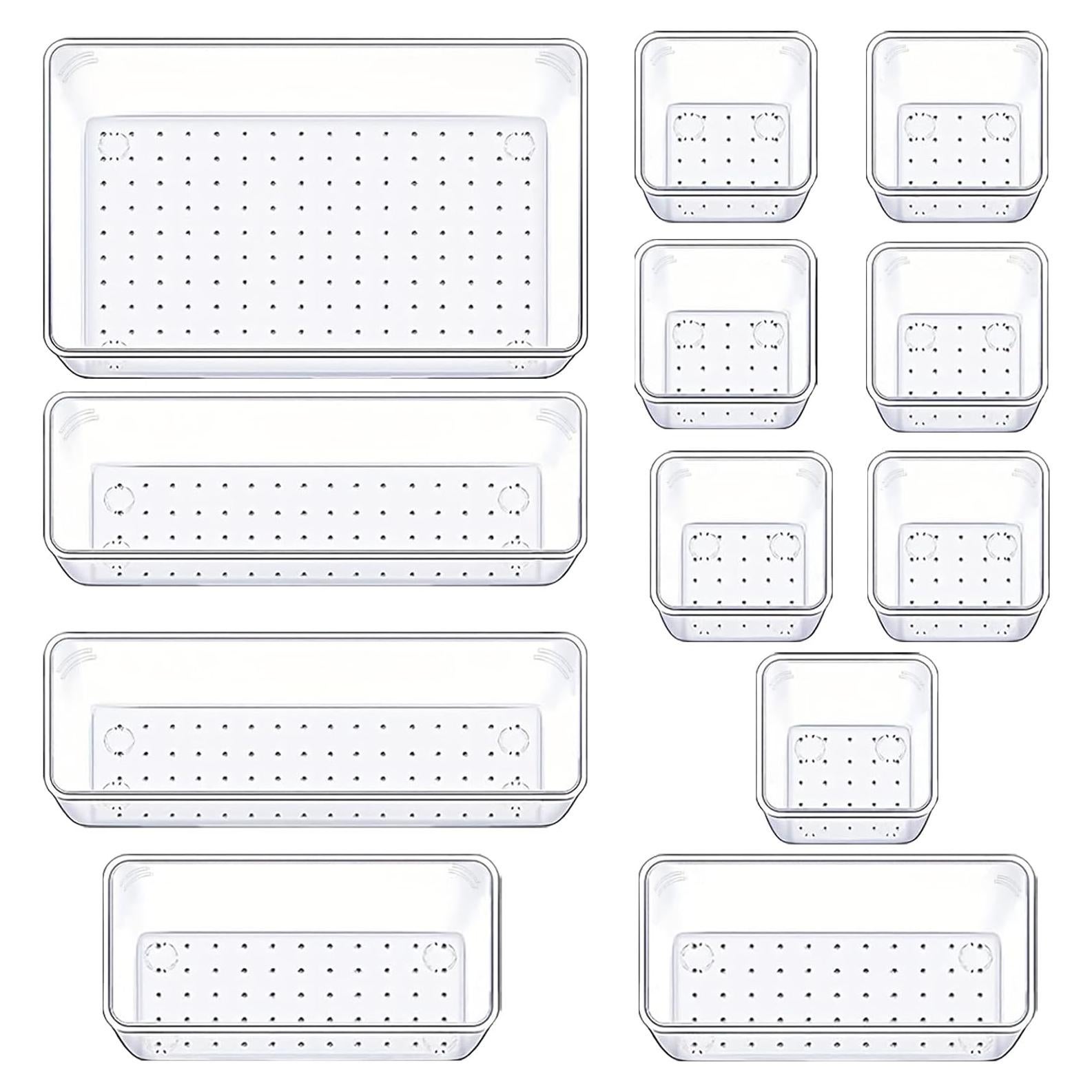 Juego de Organizadores de Cajones Manalete - 12 Piezas, 4 Tamaños