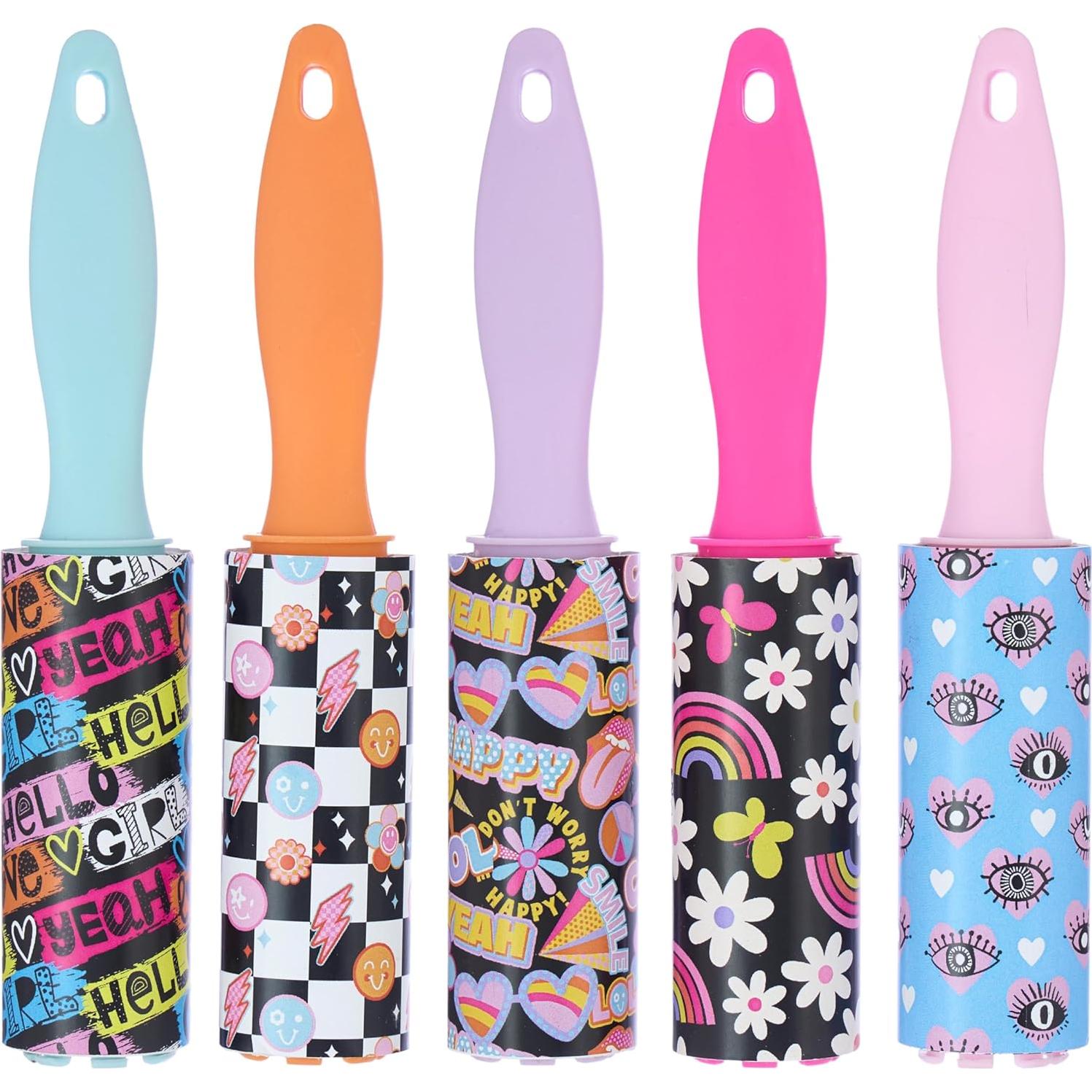 Paquete de 5 Rollos de Rodillos Lint Mini Expressions - Compactos