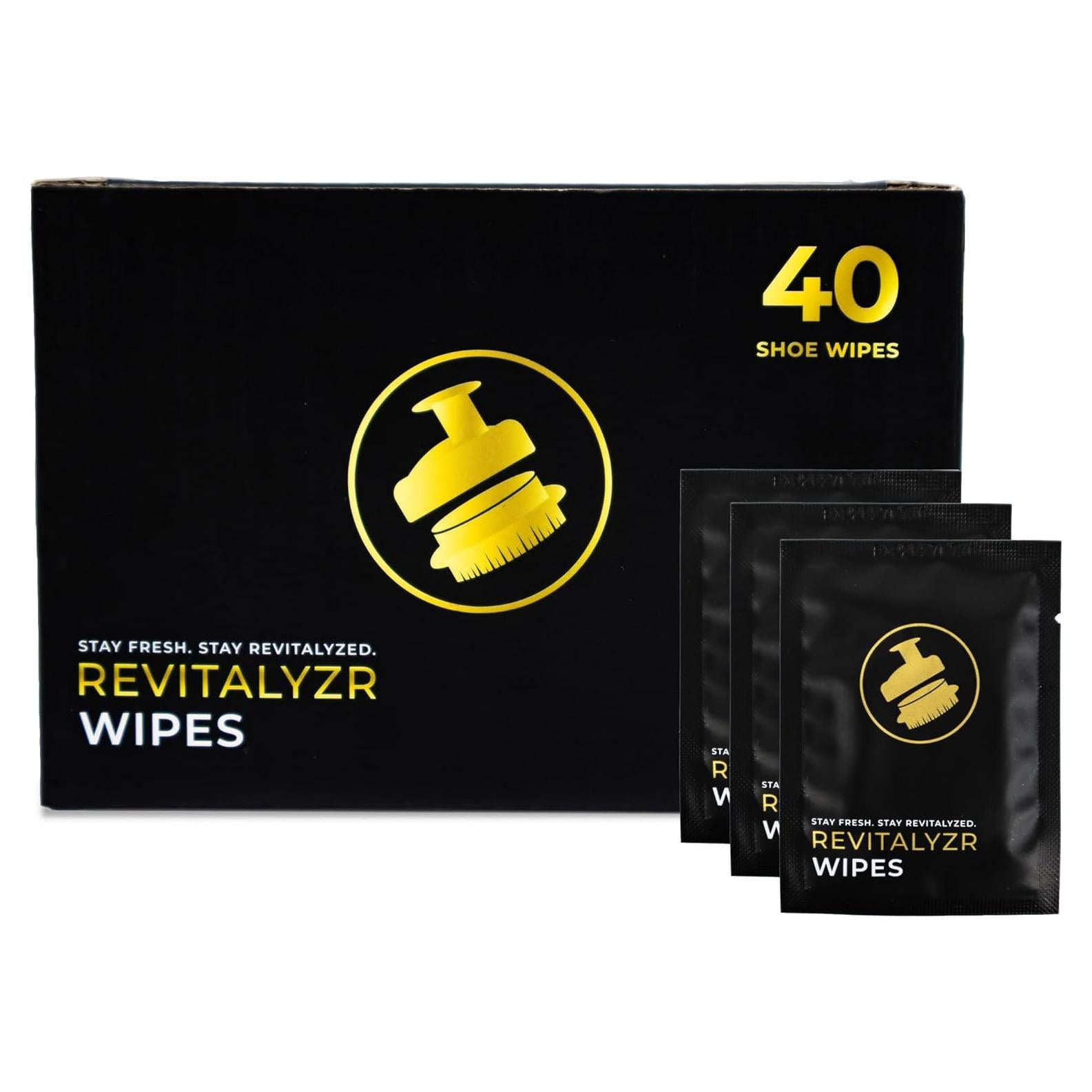 Toallitas de Limpieza de Zapatos Revitalyzr - 40 Unidades Biodegradables
