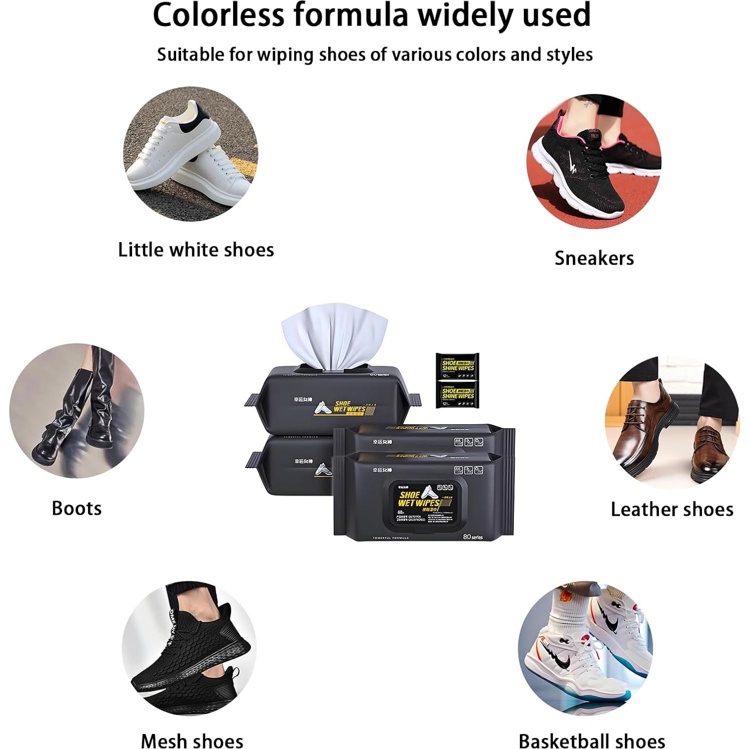 Toallitas Limpiadoras de Zapatos Lucky Goddess - 344 Pcs