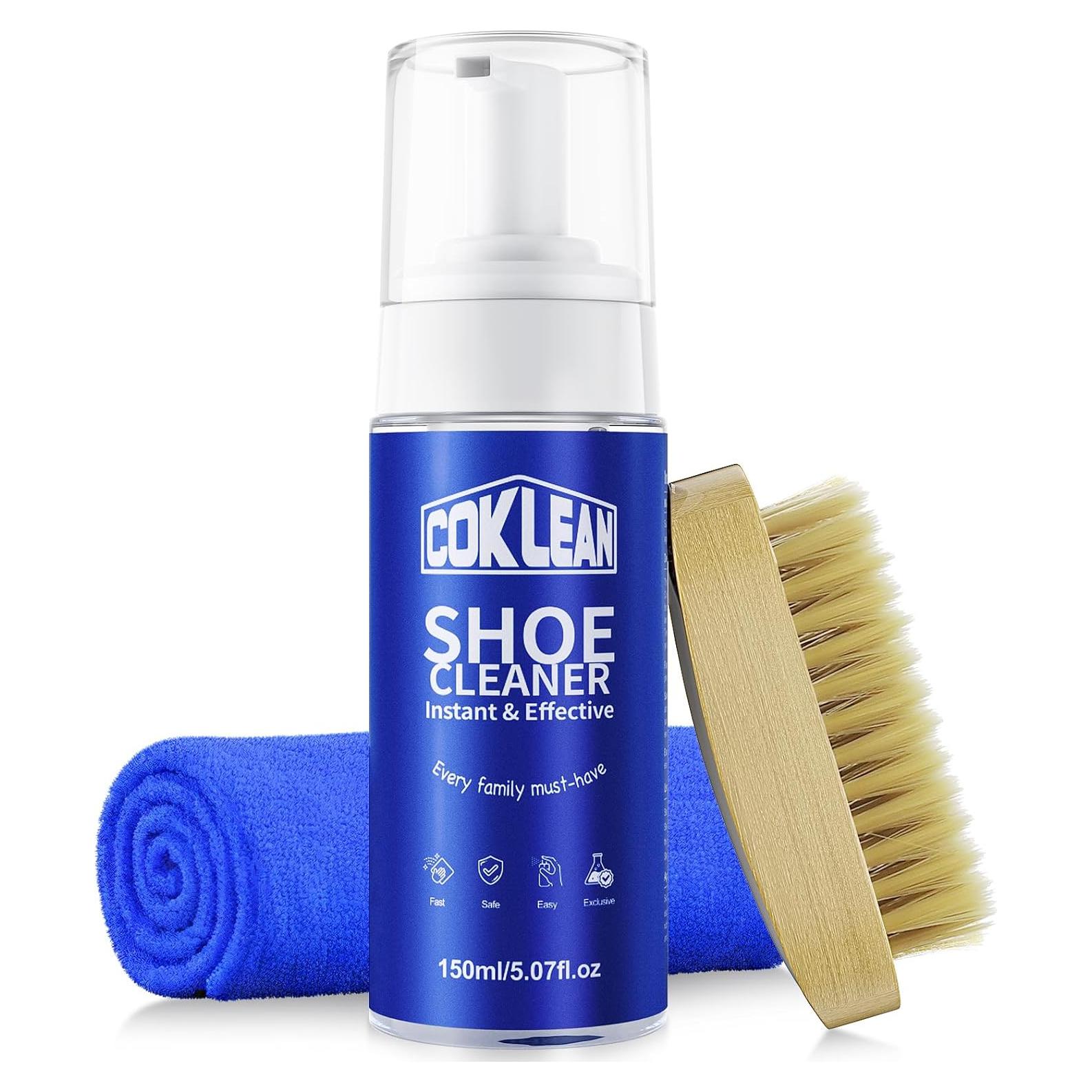 Kit Limpiador de Zapatos de Espuma 3 en 1 - Rápido y Eficaz