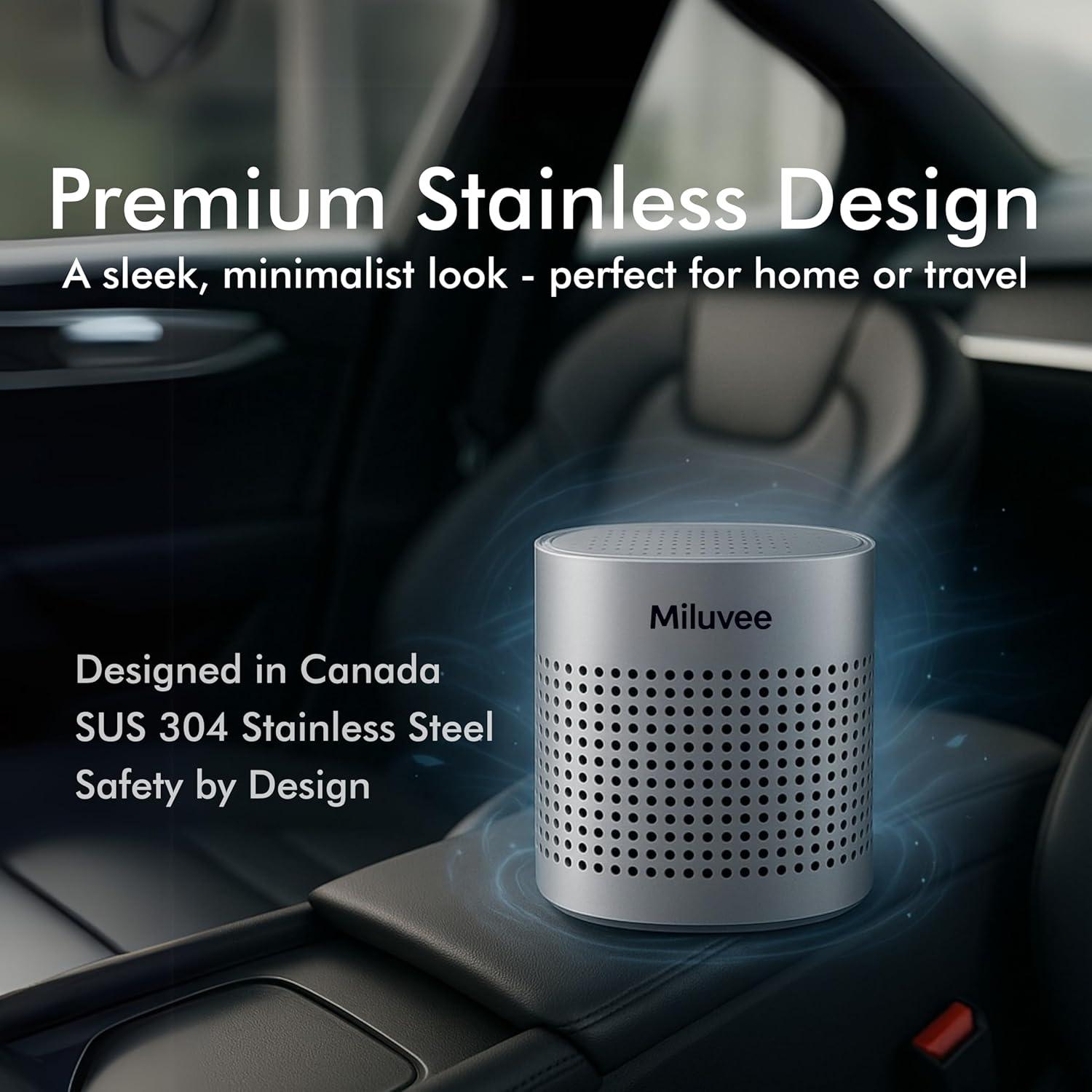 Desodorante Reutilizable Miluvee D11 para Refrigerador y Auto