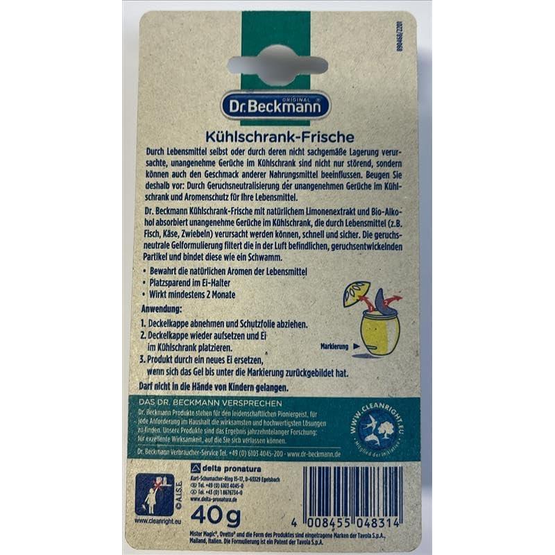 Desodorante de Nevera Dr. Beckmann 40g | Neutraliza Olores
